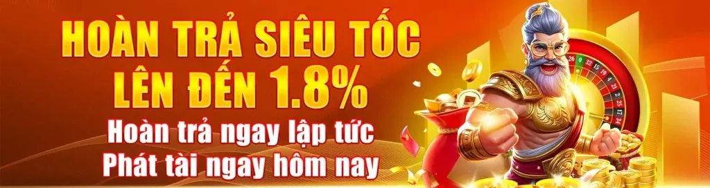 Hoàn trả hàng ngày không giới hạn tại Vic88